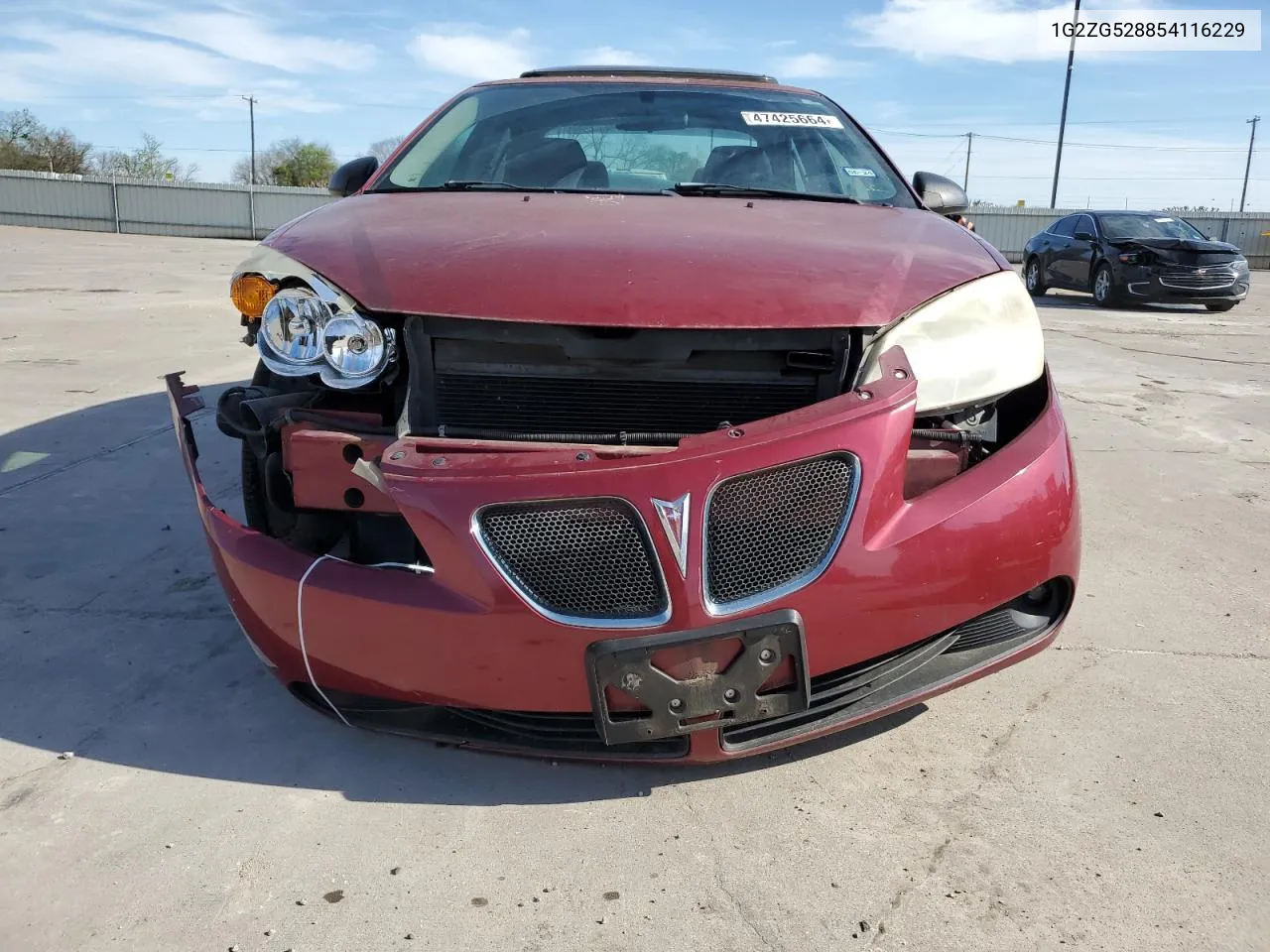 1G2ZG528854116229 2005 Pontiac G6