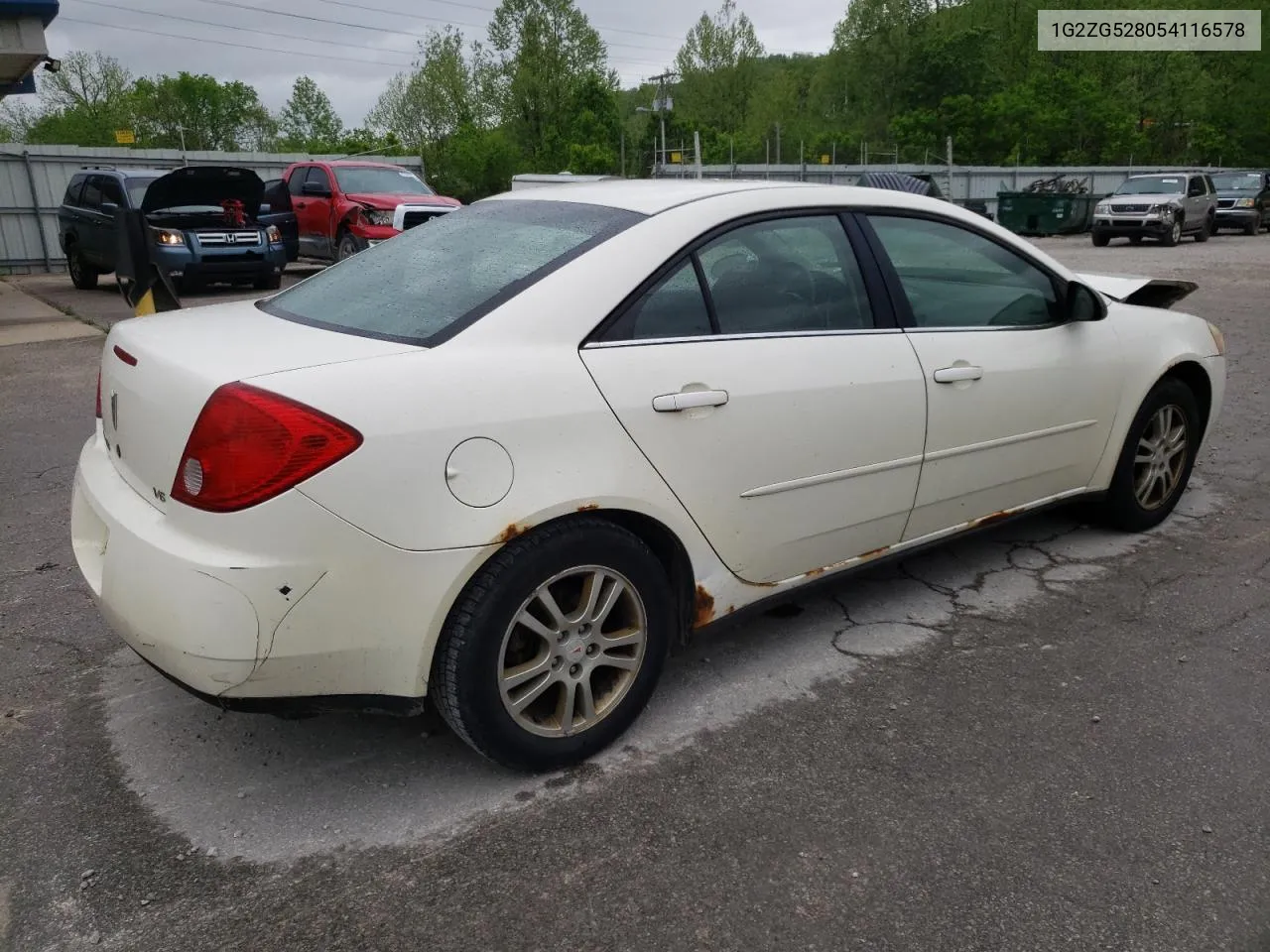 1G2ZG528054116578 2005 Pontiac G6