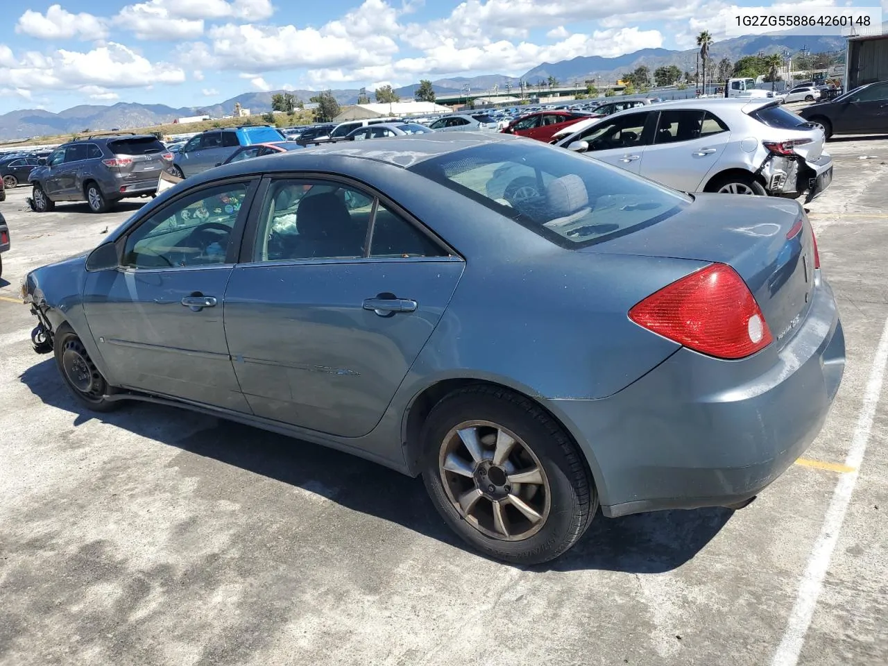 1G2ZG558864260148 2006 Pontiac G6 Se1