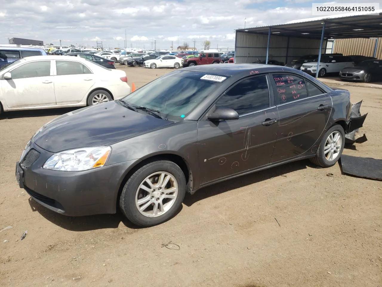 2006 Pontiac G6 Se1 VIN: 1G2ZG558464151055 Lot: 51337004