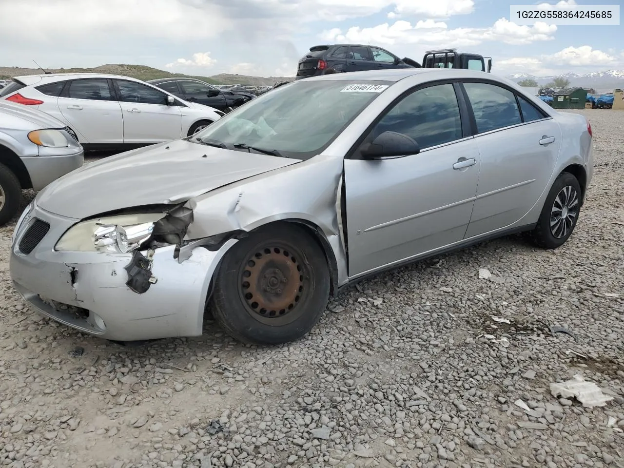 1G2ZG558364245685 2006 Pontiac G6 Se1