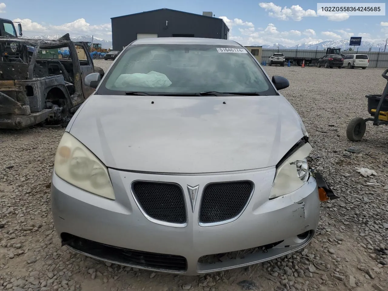 2006 Pontiac G6 Se1 VIN: 1G2ZG558364245685 Lot: 51646174