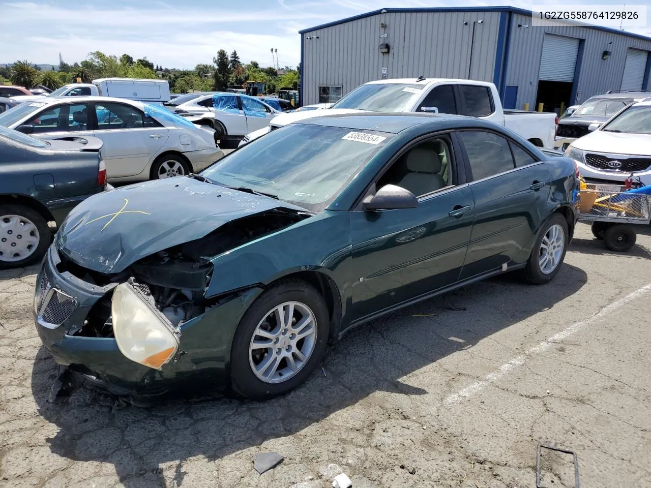 2006 Pontiac G6 Se1 VIN: 1G2ZG558764129826 Lot: 53838554