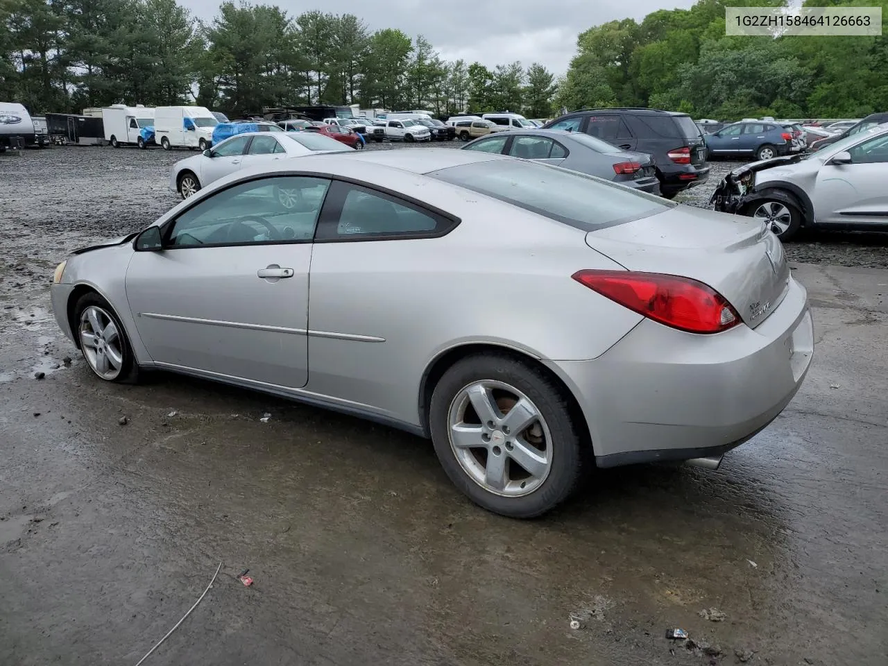 2006 Pontiac G6 Gt VIN: 1G2ZH158464126663 Lot: 55026474