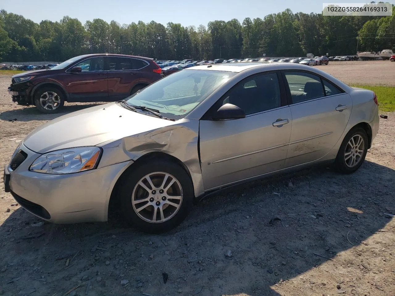 1G2ZG558264169313 2006 Pontiac G6 Se1