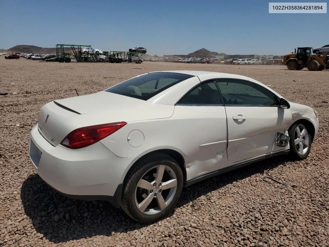 2006 Pontiac G6 Gt VIN: 1G2ZH358364281894 Lot: 55958114