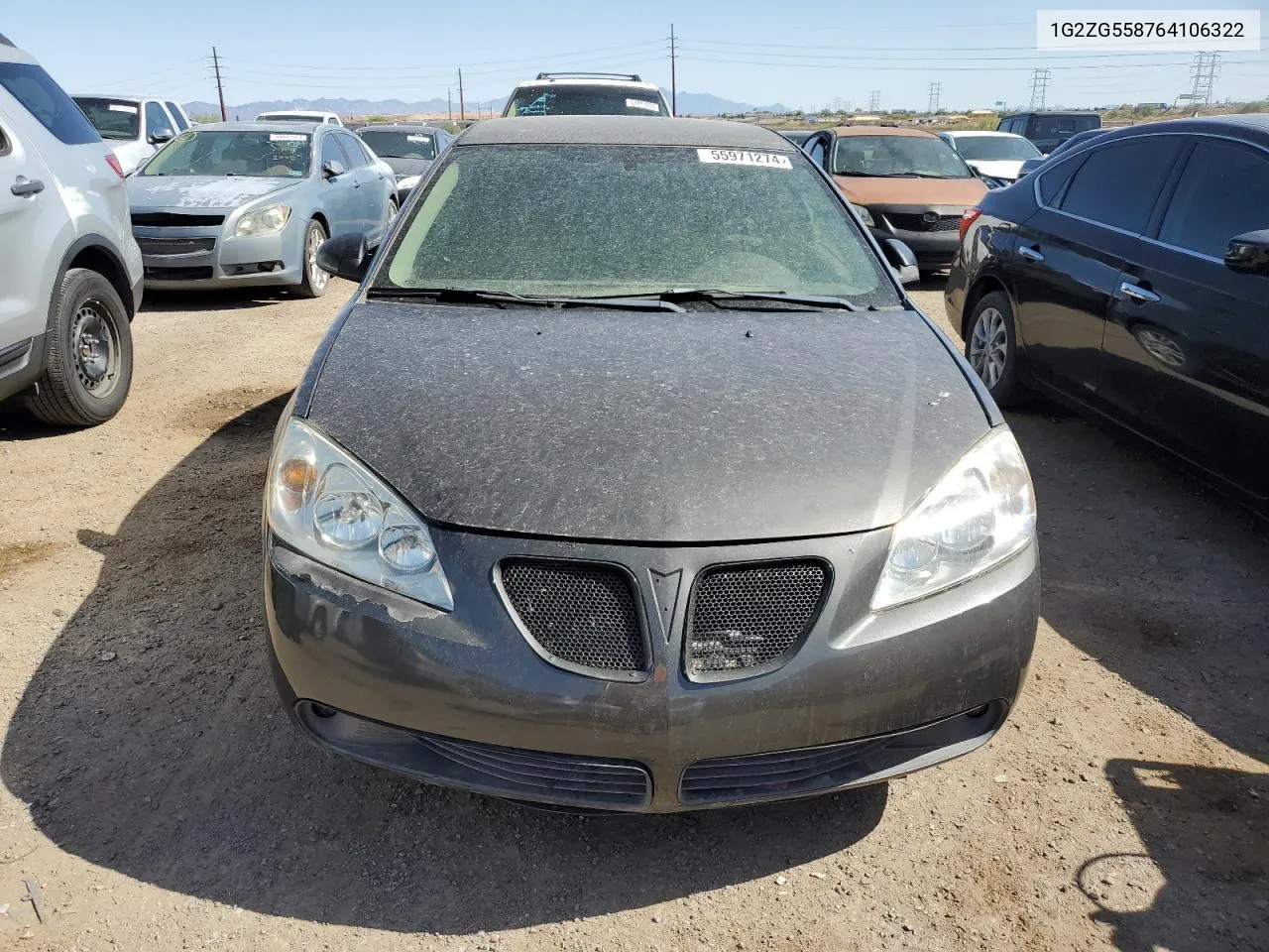 1G2ZG558764106322 2006 Pontiac G6 Se1