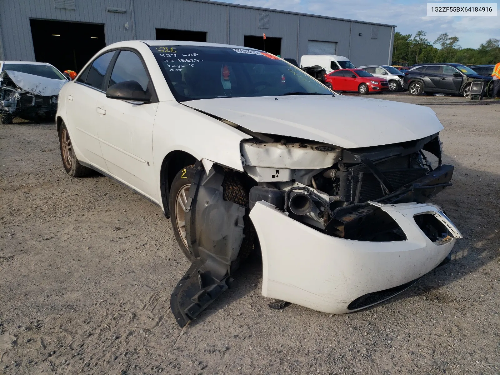 1G2ZF55BX64184916 2006 Pontiac G6 Se