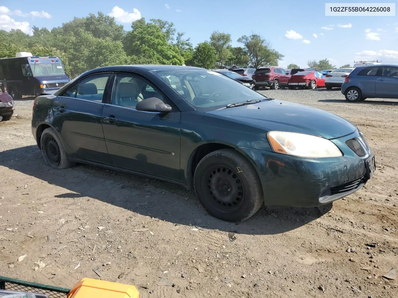 2006 Pontiac G6 Se VIN: 1G2ZF55B064226008 Lot: 56705774