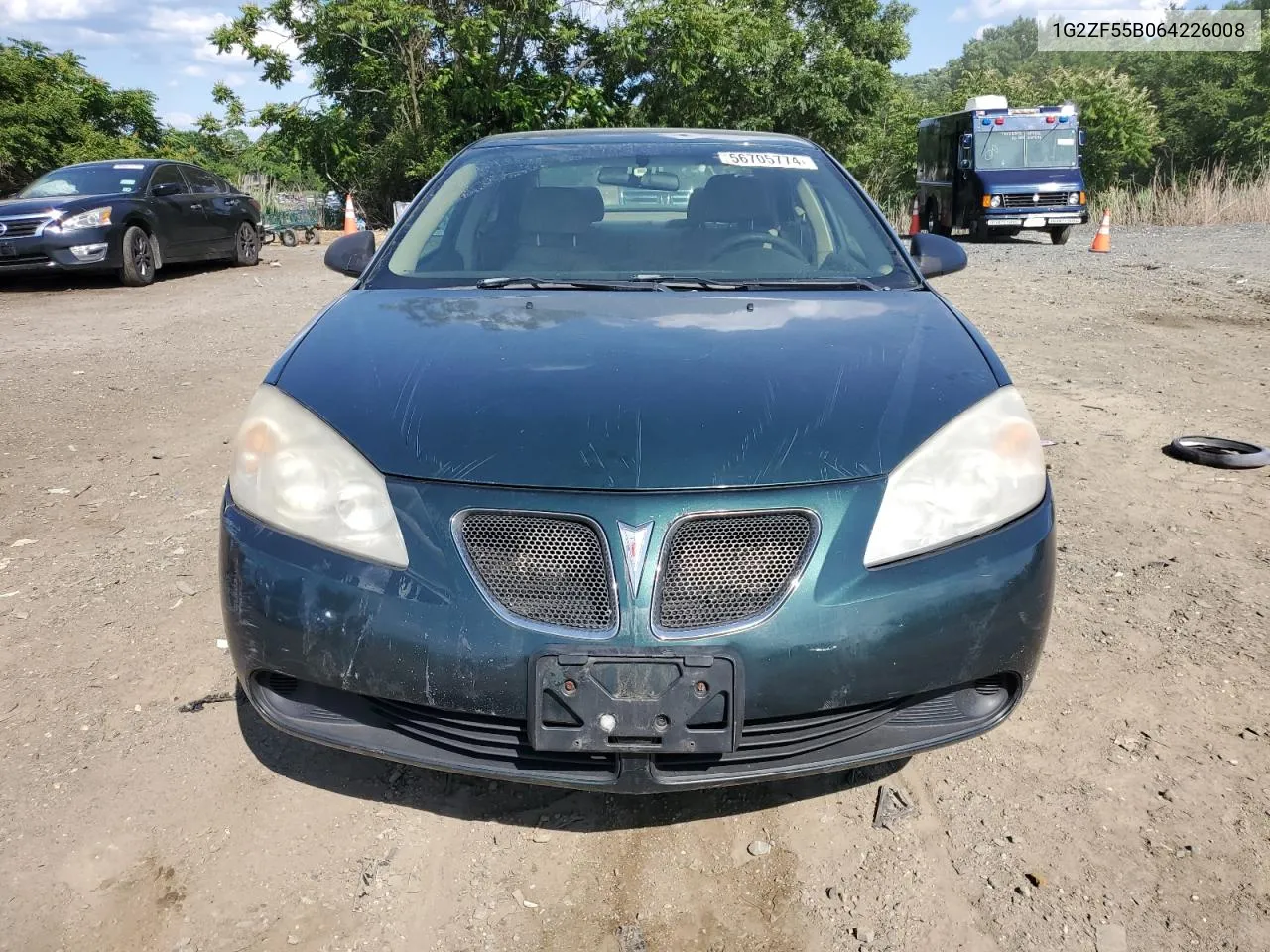 2006 Pontiac G6 Se VIN: 1G2ZF55B064226008 Lot: 56705774