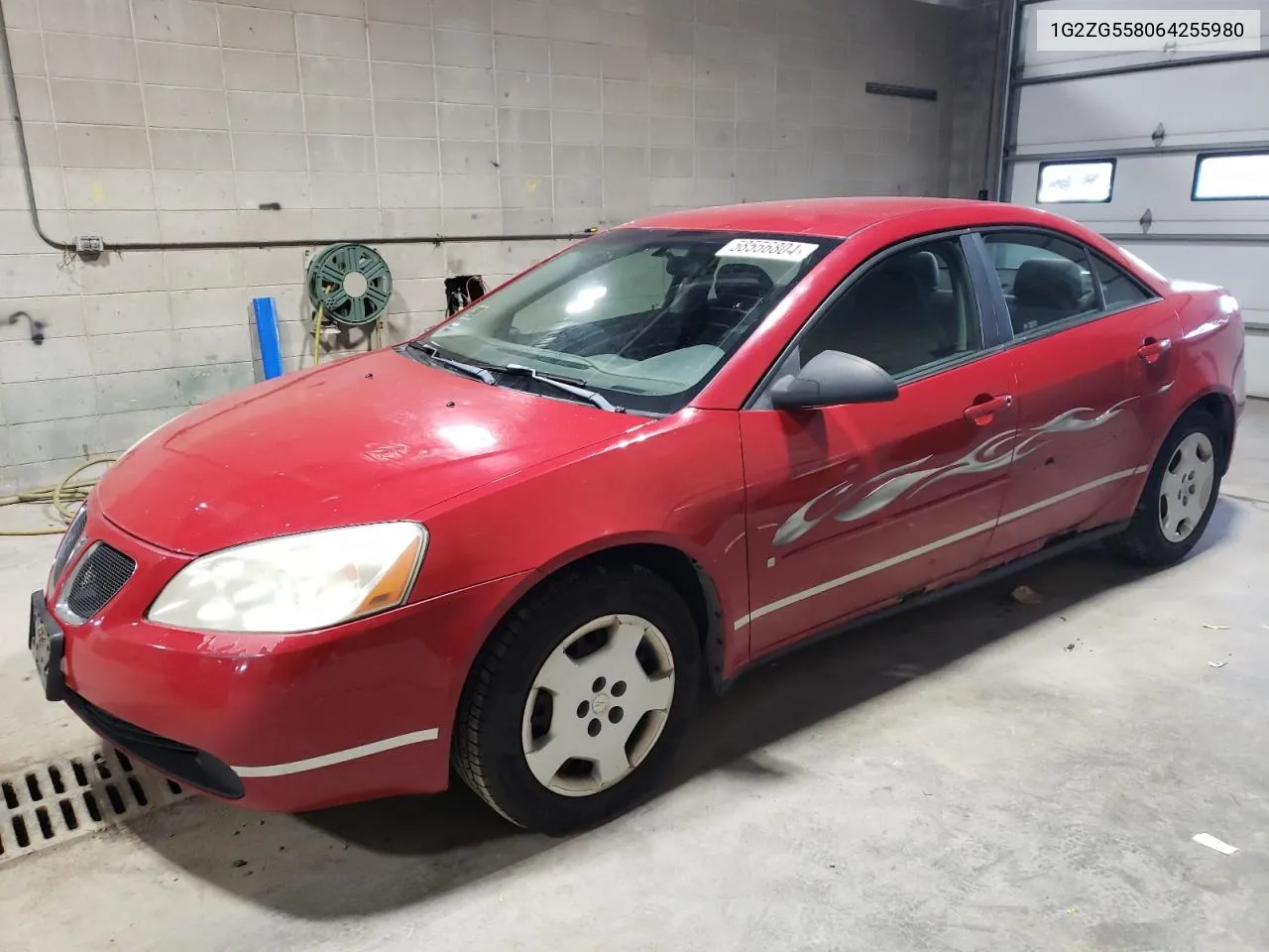 2006 Pontiac G6 Se1 VIN: 1G2ZG558064255980 Lot: 58556804