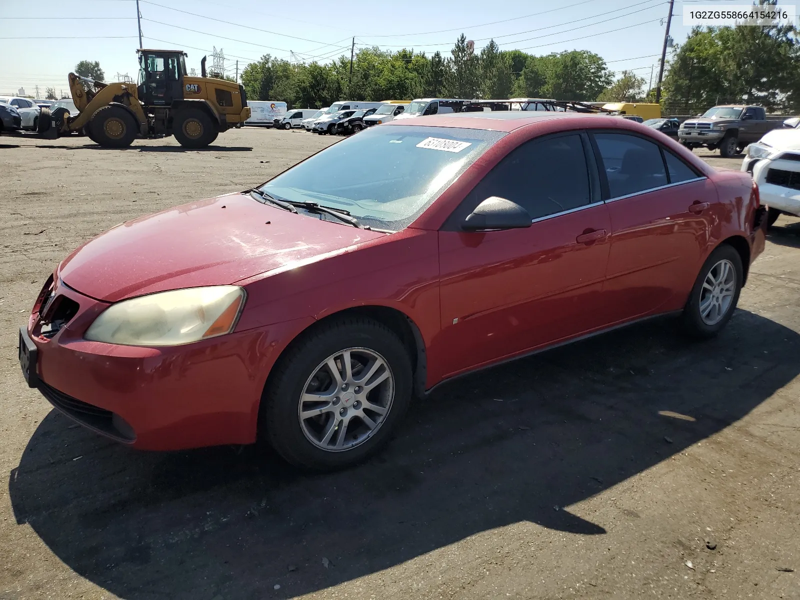 2006 Pontiac G6 Se1 VIN: 1G2ZG558664154216 Lot: 63108004