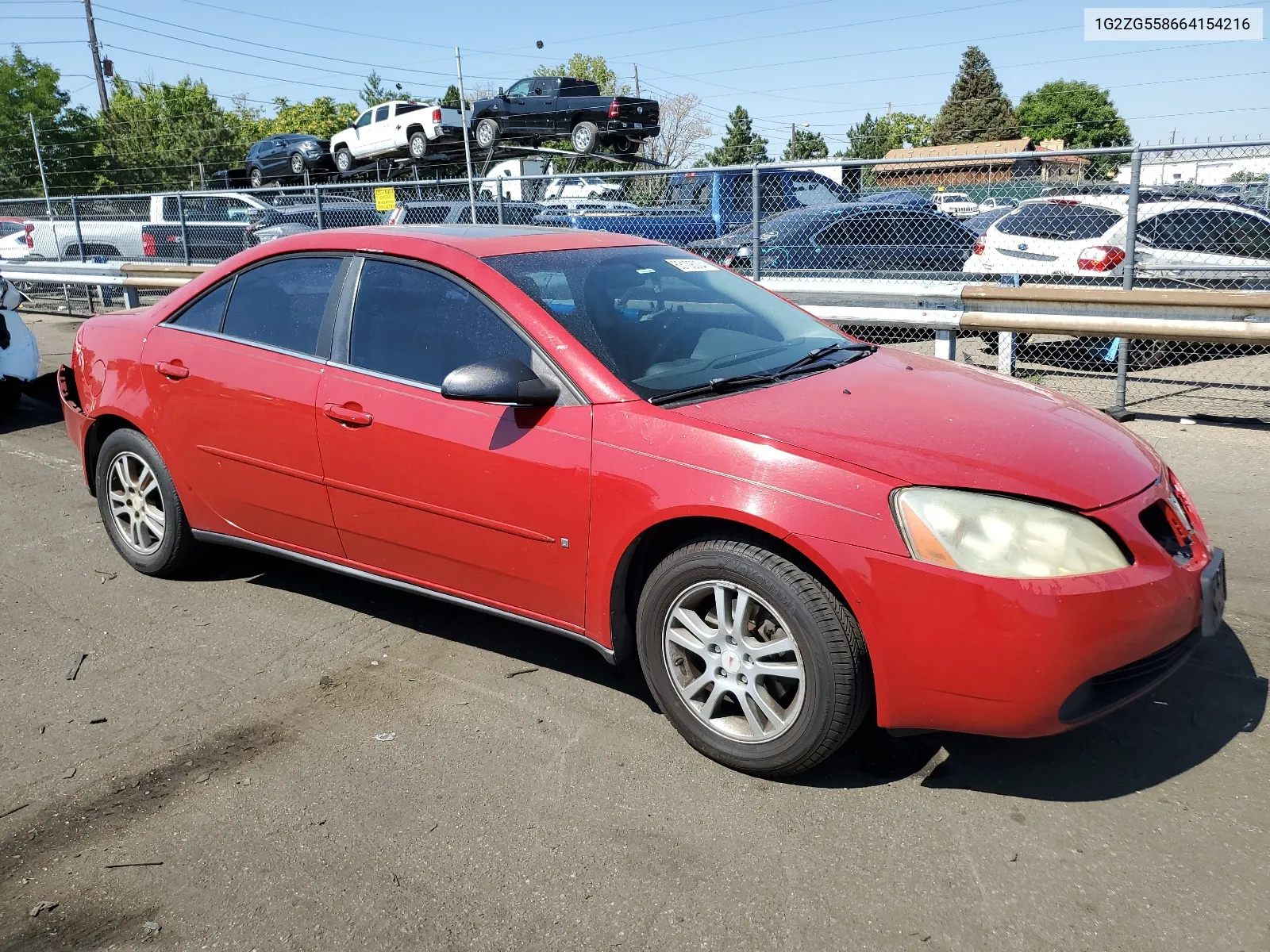 2006 Pontiac G6 Se1 VIN: 1G2ZG558664154216 Lot: 63108004