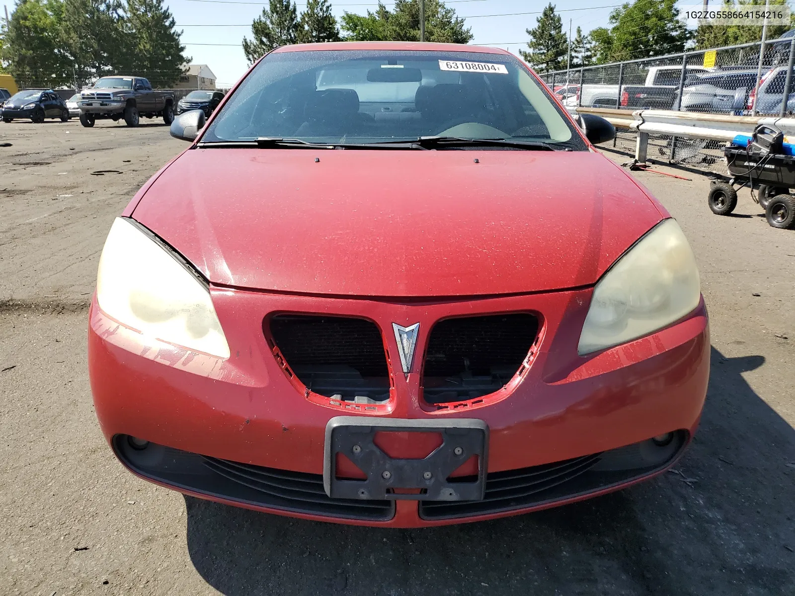 2006 Pontiac G6 Se1 VIN: 1G2ZG558664154216 Lot: 63108004