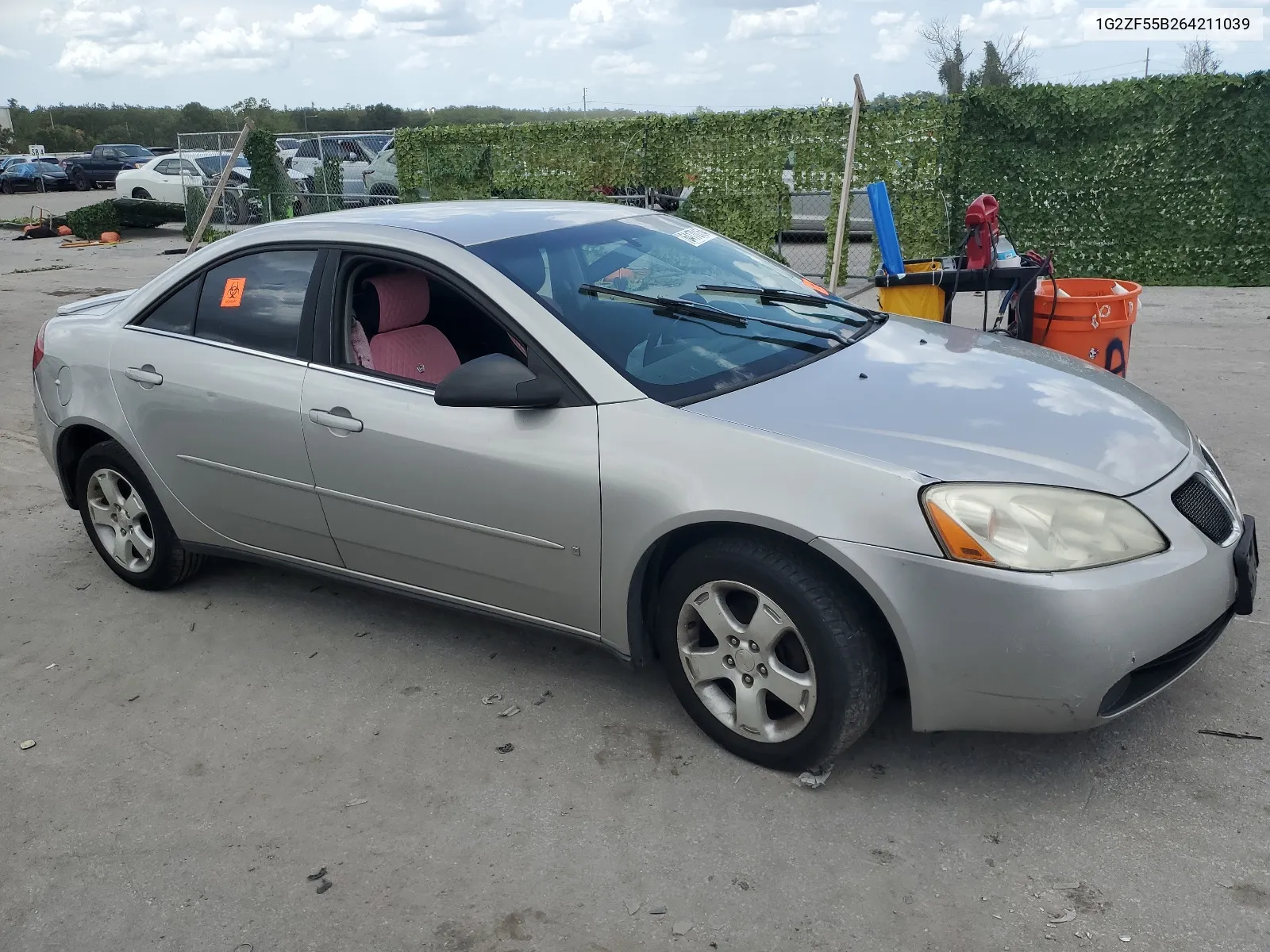 1G2ZF55B264211039 2006 Pontiac G6 Se