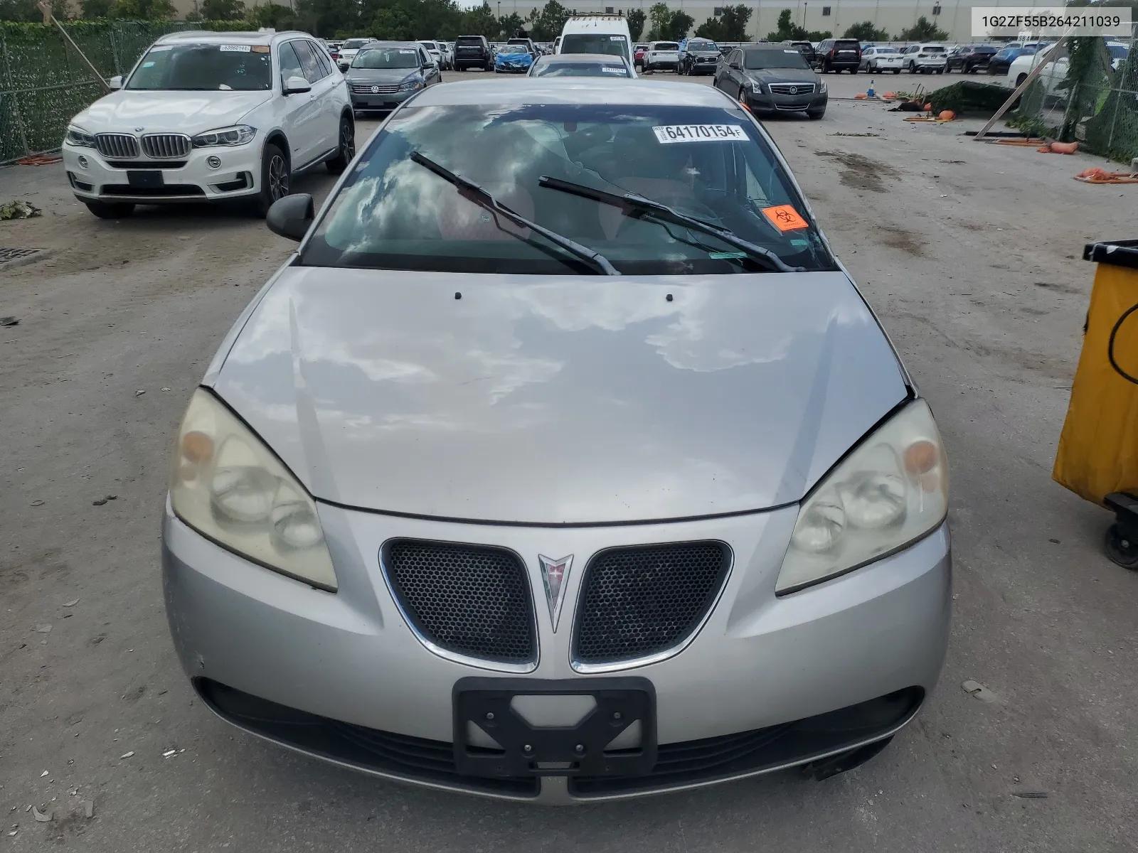 2006 Pontiac G6 Se VIN: 1G2ZF55B264211039 Lot: 64170154