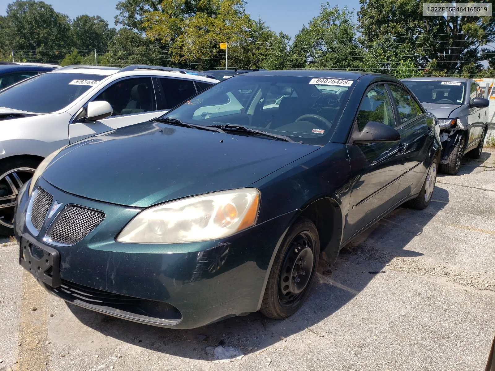 1G2ZF55B464165519 2006 Pontiac G6 Se