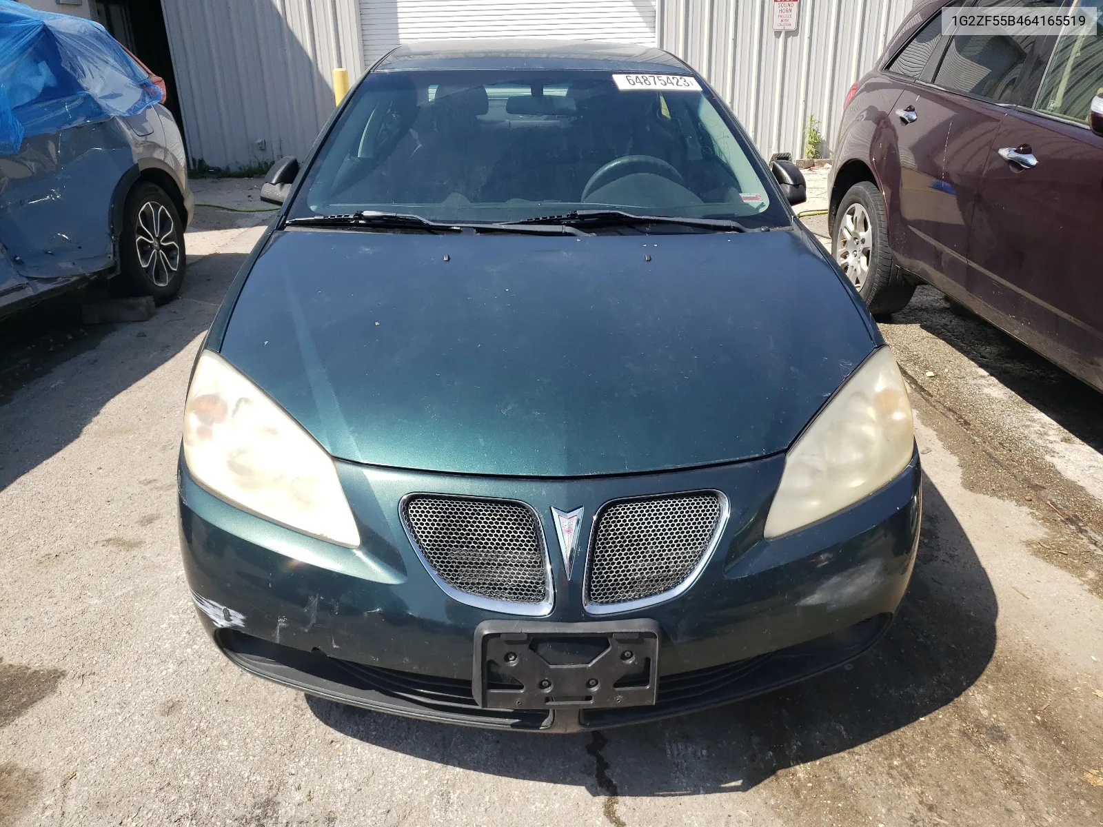 2006 Pontiac G6 Se VIN: 1G2ZF55B464165519 Lot: 64875423