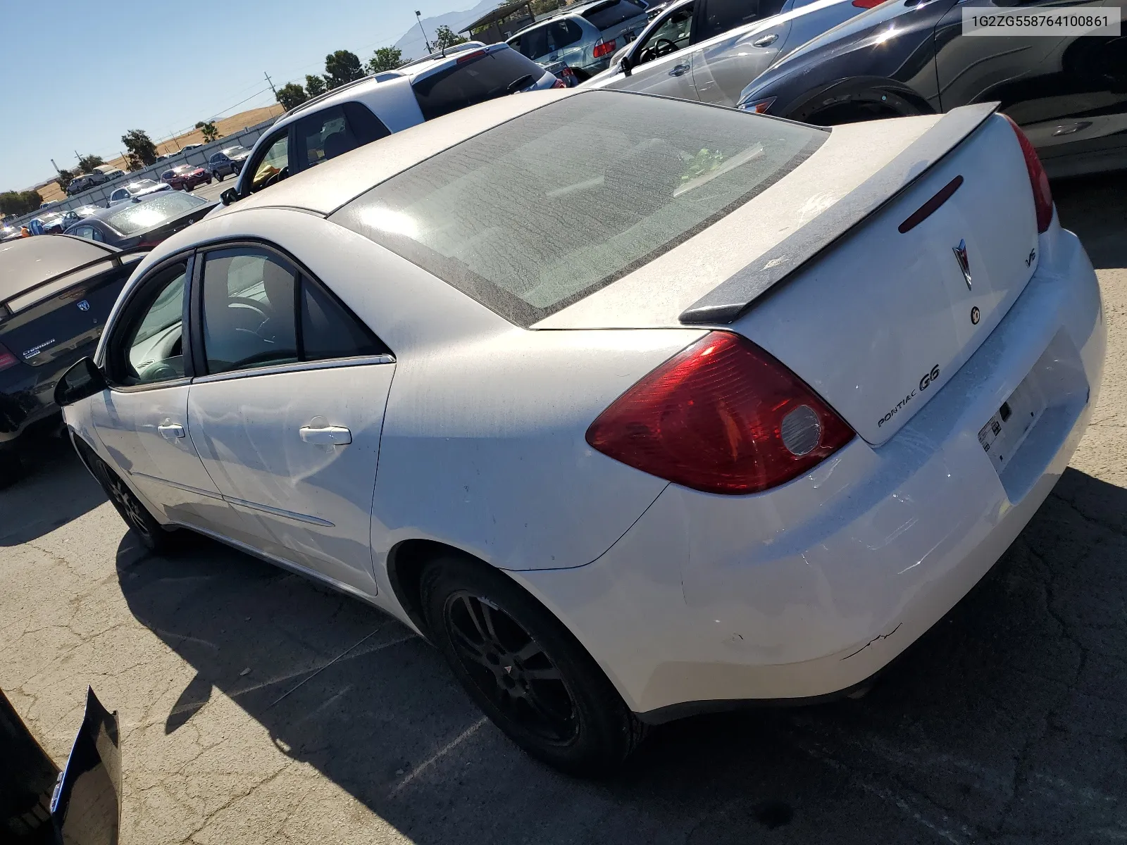 1G2ZG558764100861 2006 Pontiac G6 Se1