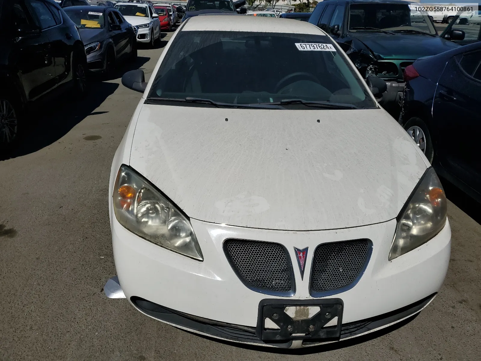 1G2ZG558764100861 2006 Pontiac G6 Se1