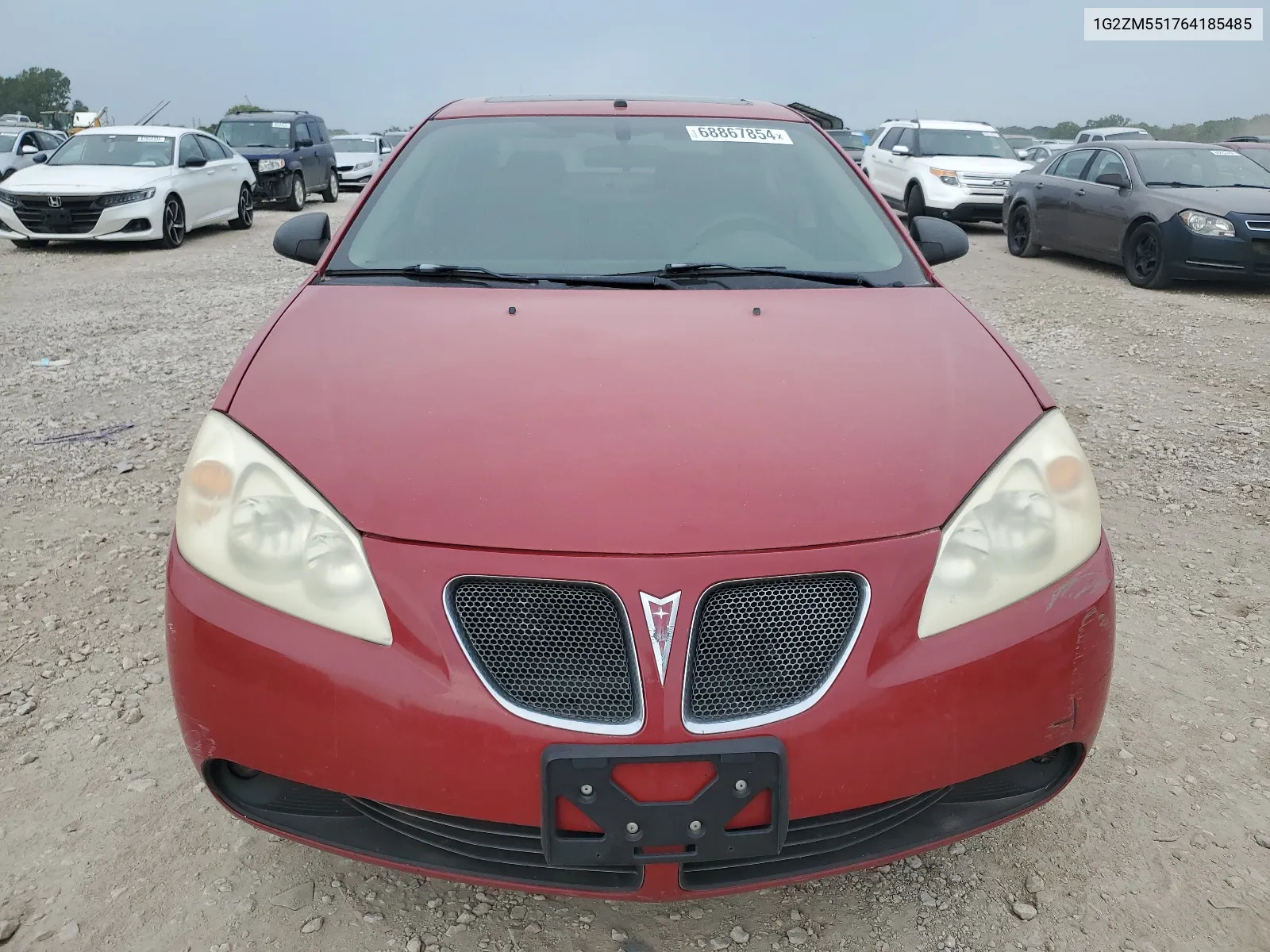 2006 Pontiac G6 Gtp VIN: 1G2ZM551764185485 Lot: 68867854