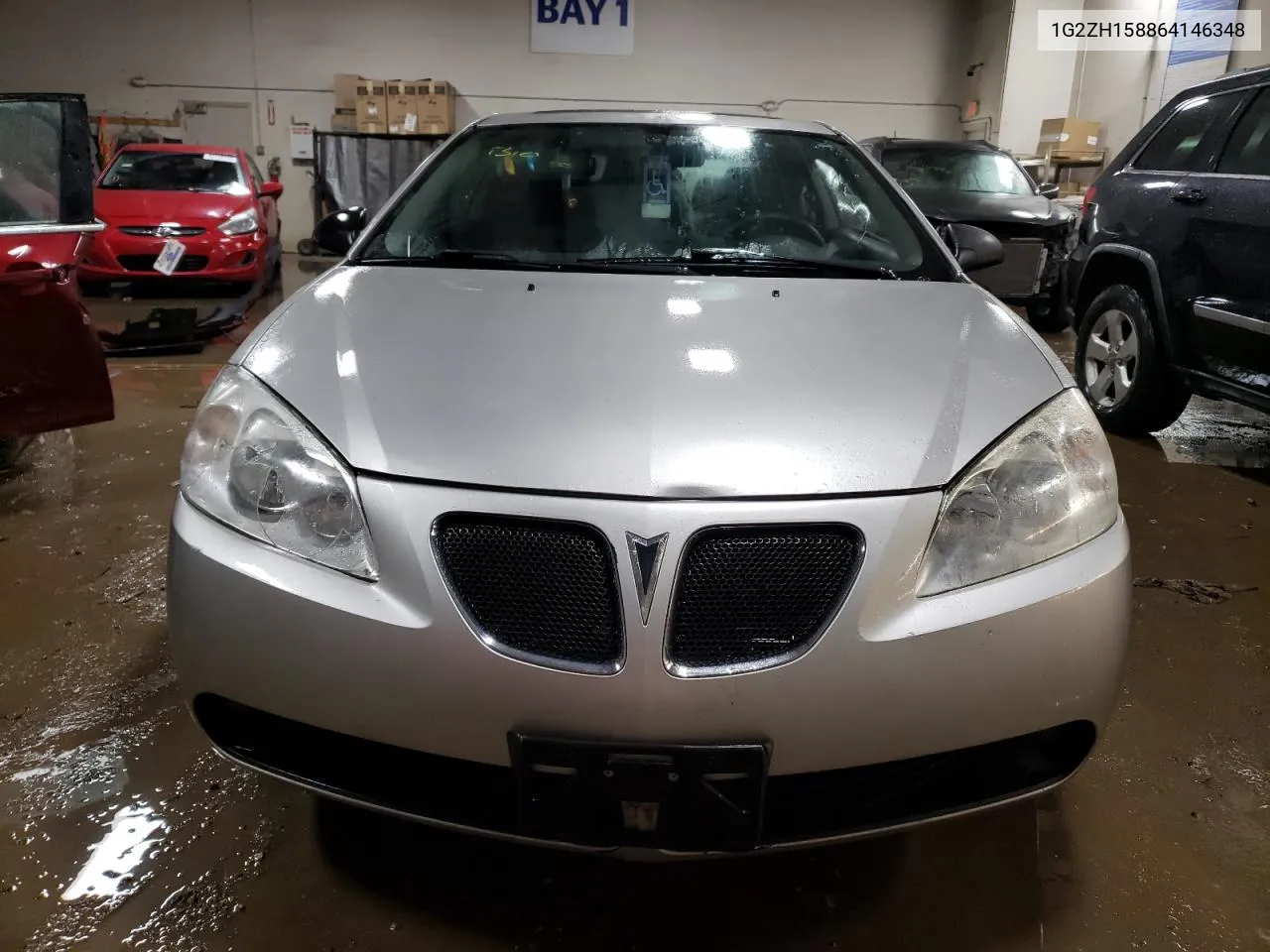 2006 Pontiac G6 Gt VIN: 1G2ZH158864146348 Lot: 80980303