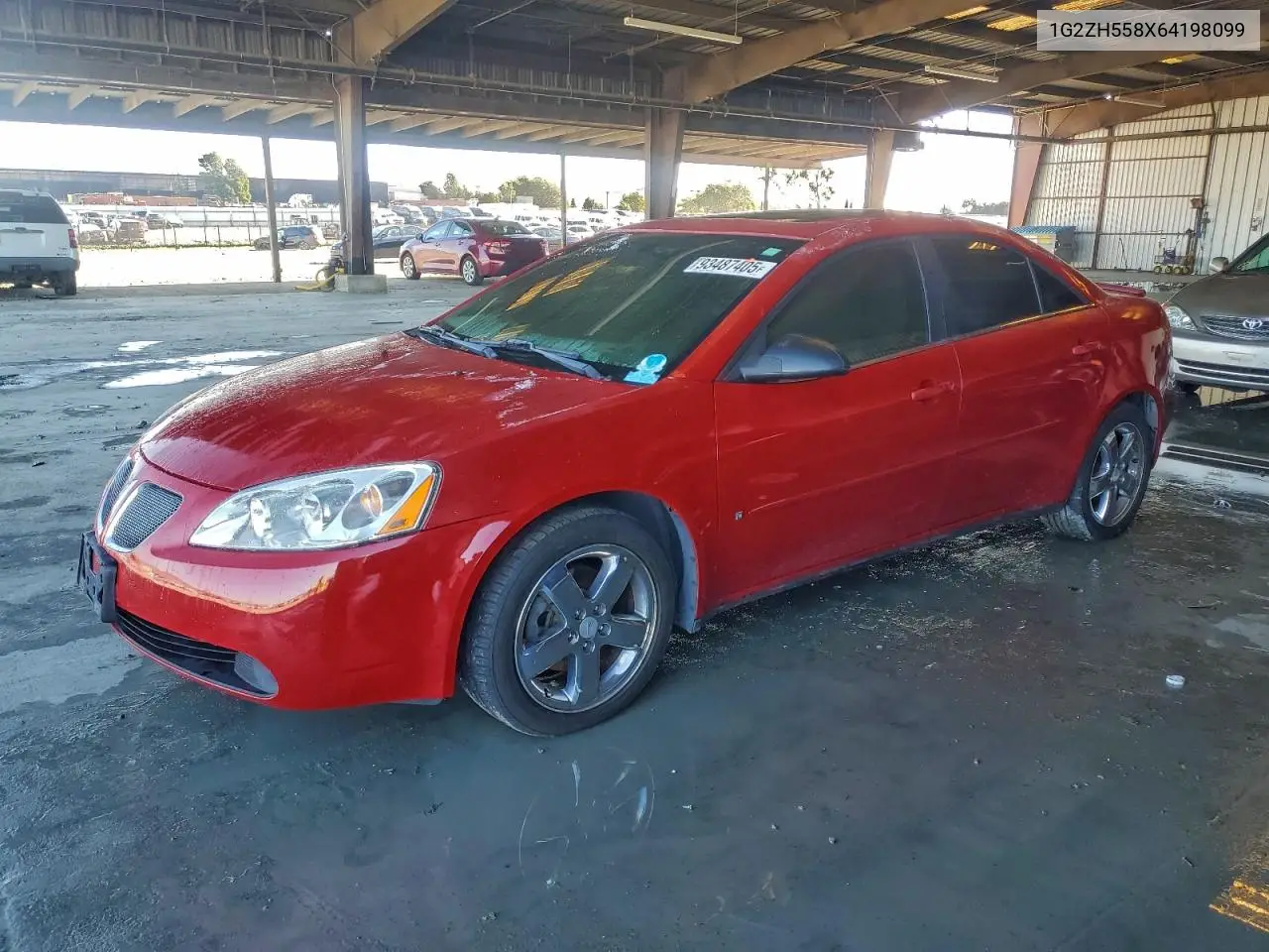 1G2ZH558X64198099 2006 Pontiac G6 Gt
