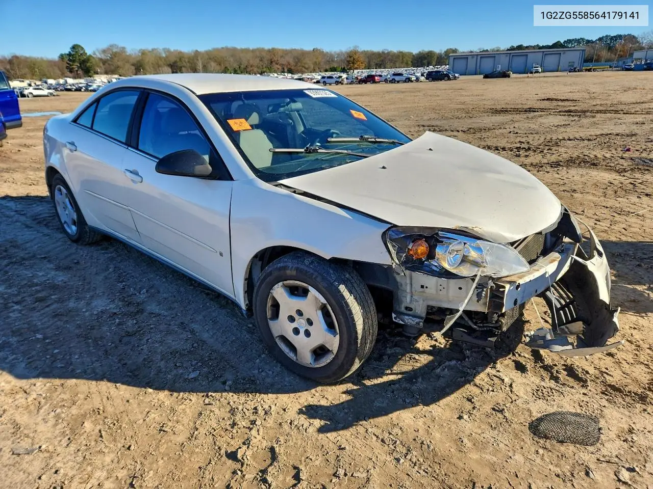 1G2ZG558564179141 2006 Pontiac G6 Se1