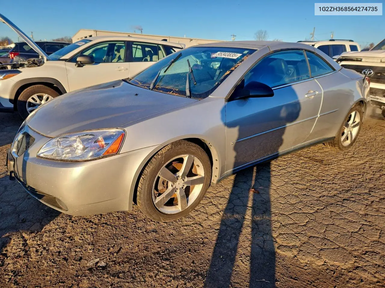 1G2ZH368564274735 2006 Pontiac G6 Gt