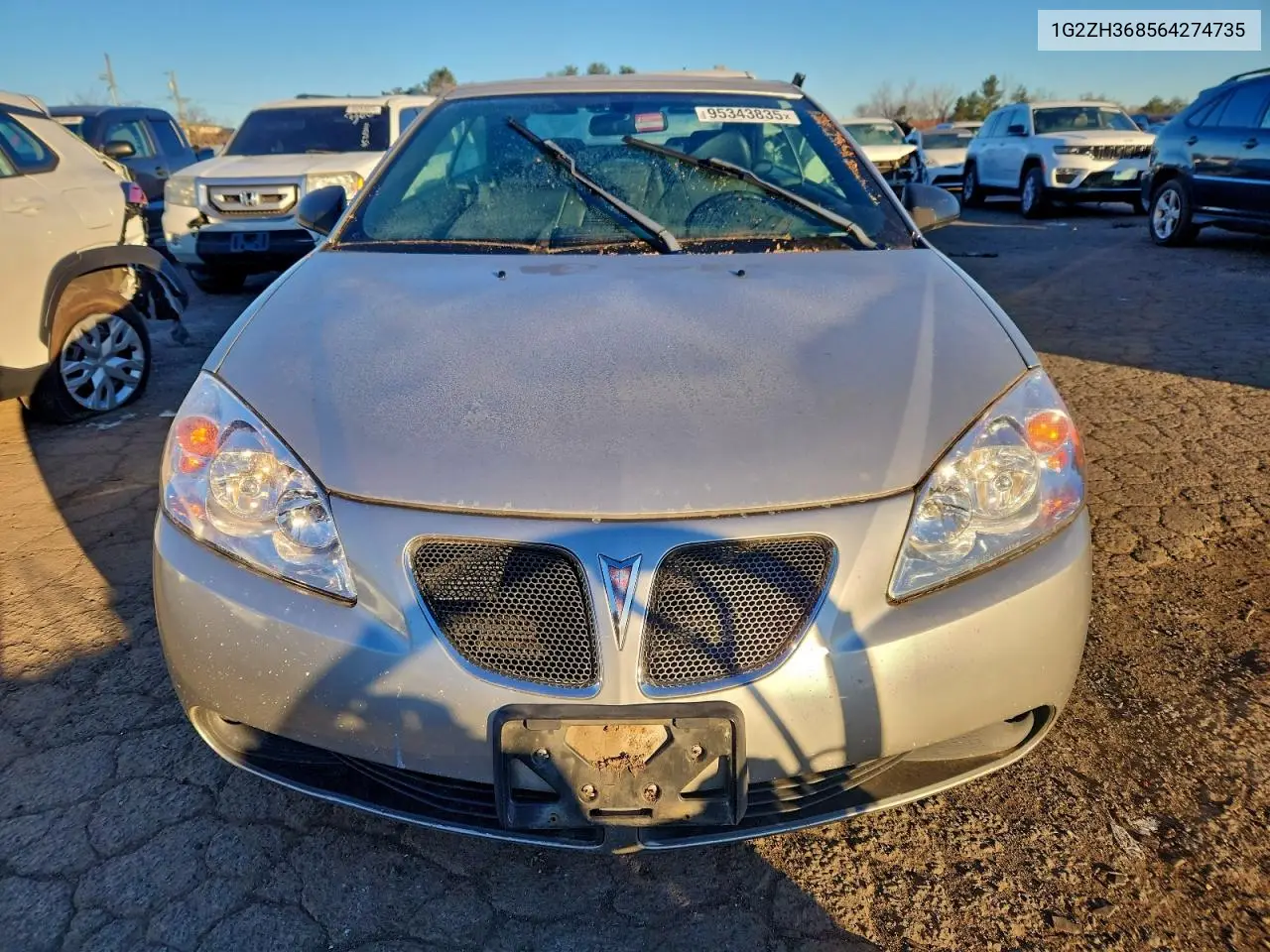 1G2ZH368564274735 2006 Pontiac G6 Gt