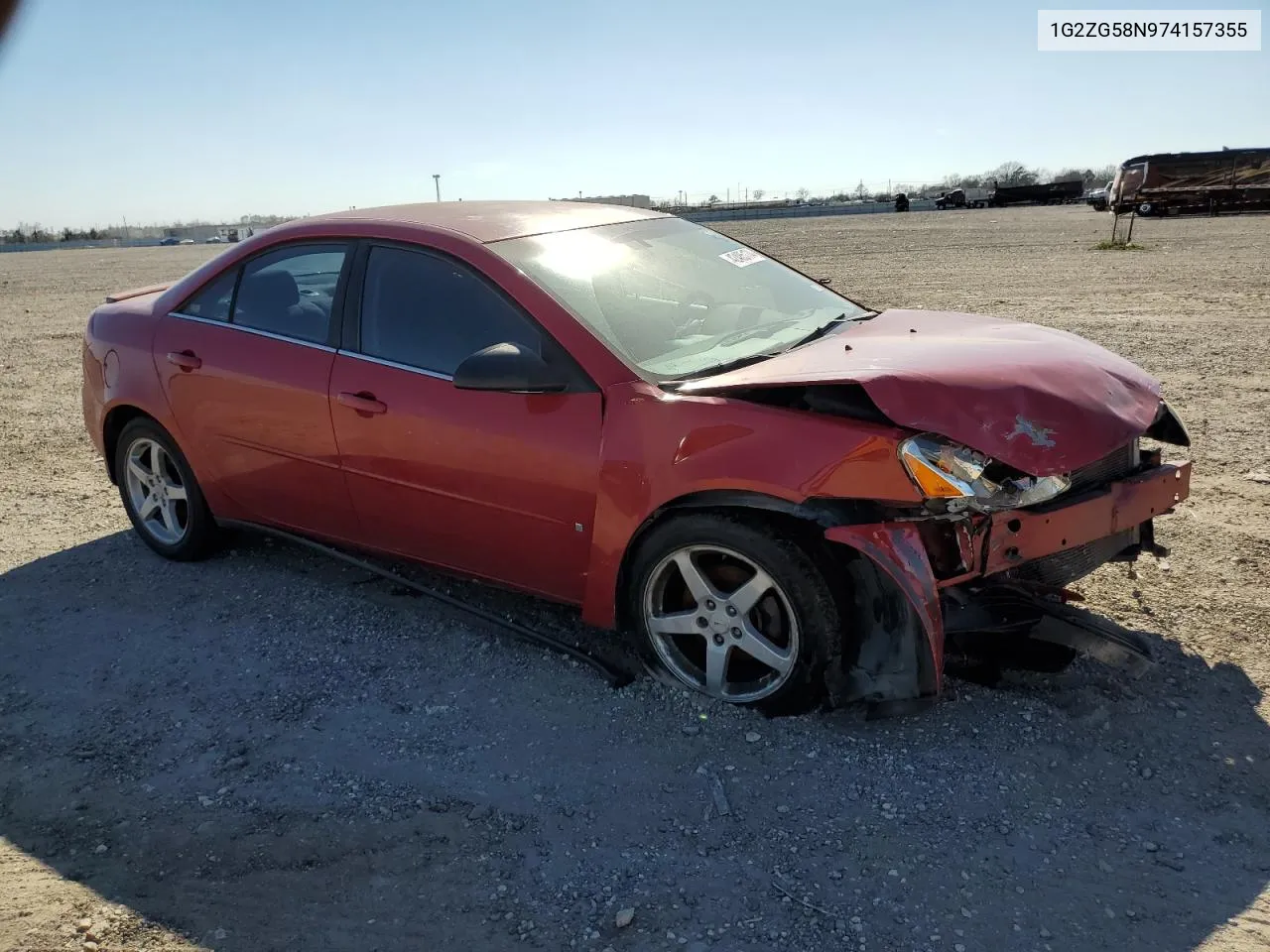 1G2ZG58N974157355 2007 Pontiac G6 Base