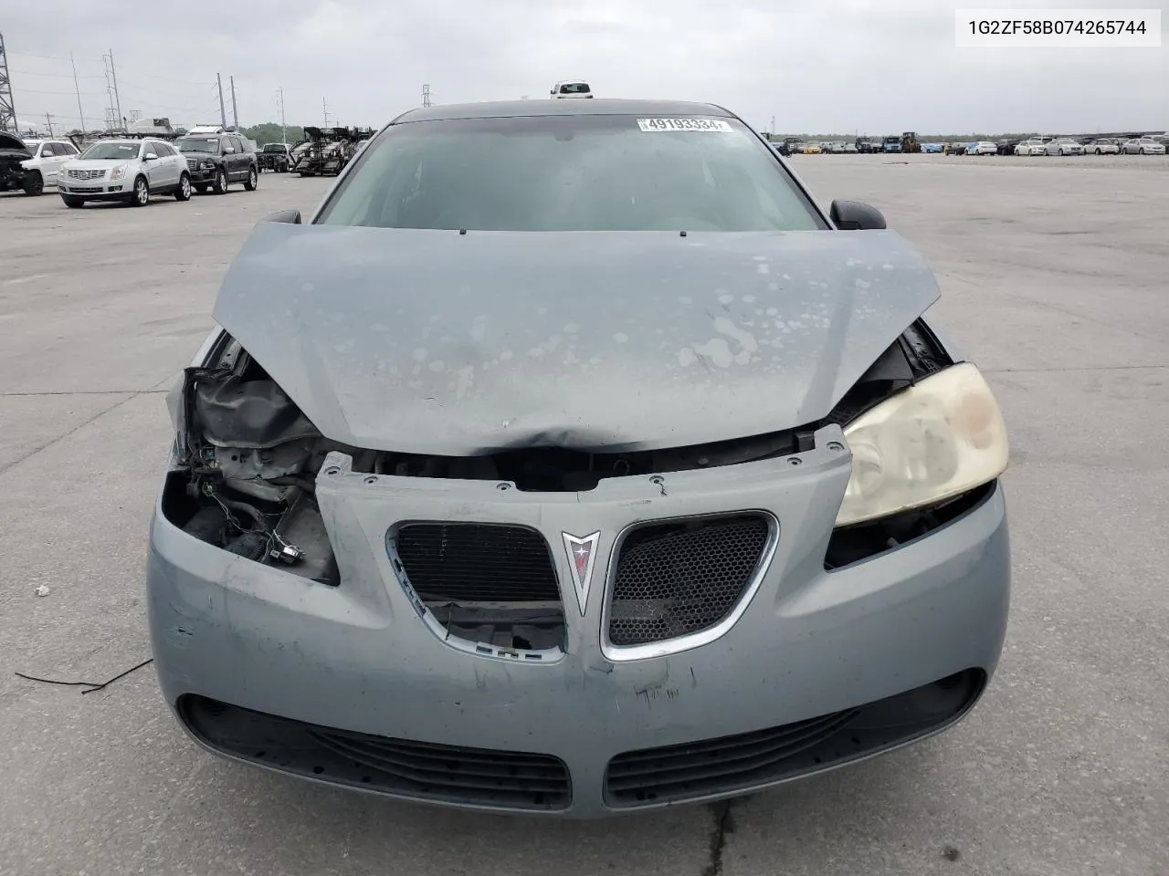 2007 Pontiac G6 Value Leader VIN: 1G2ZF58B074265744 Lot: 49193334