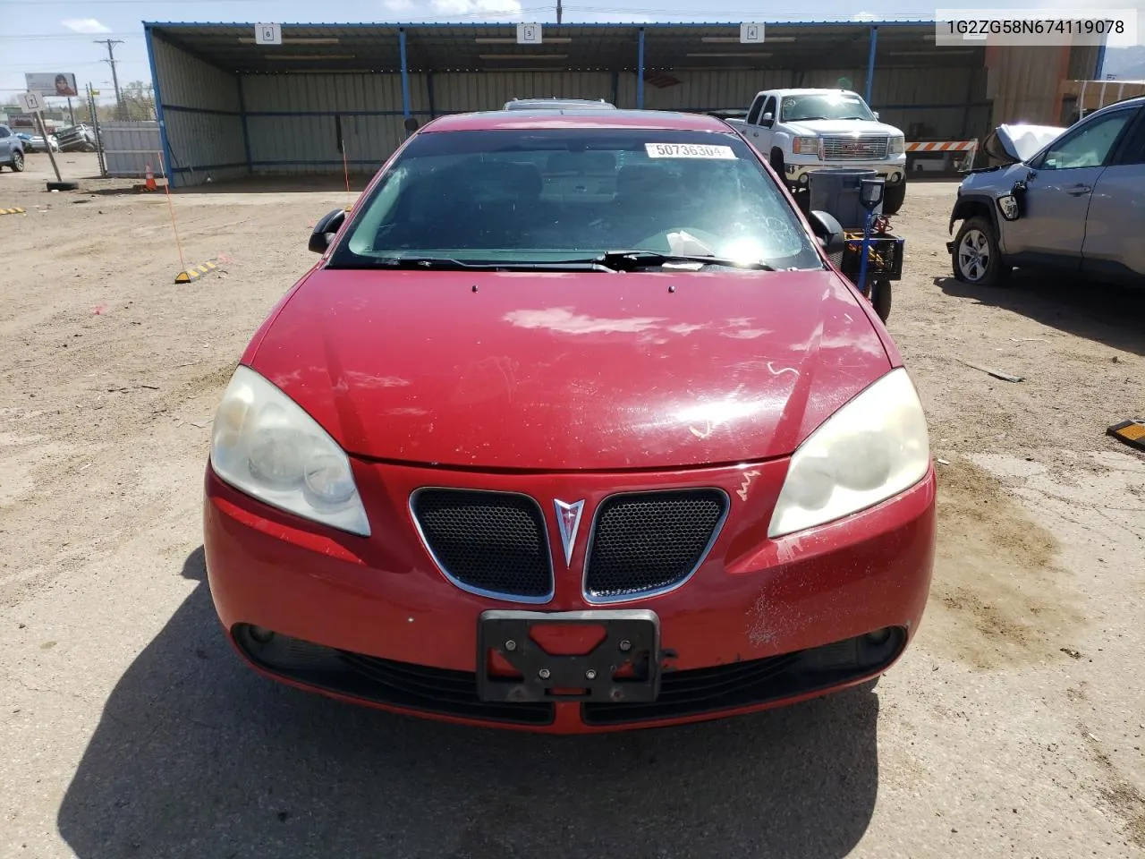 1G2ZG58N674119078 2007 Pontiac G6 Base