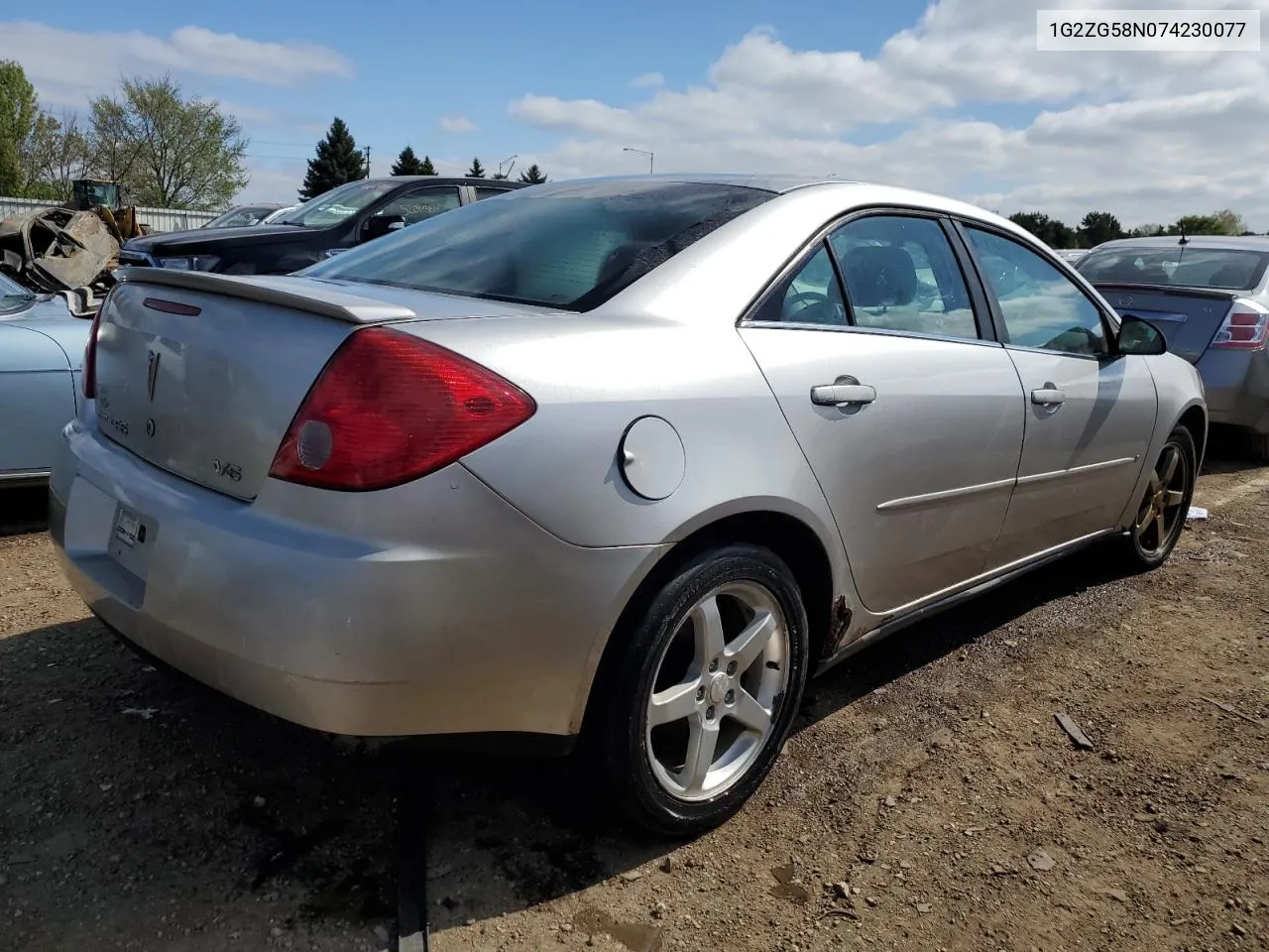 1G2ZG58N074230077 2007 Pontiac G6 Base