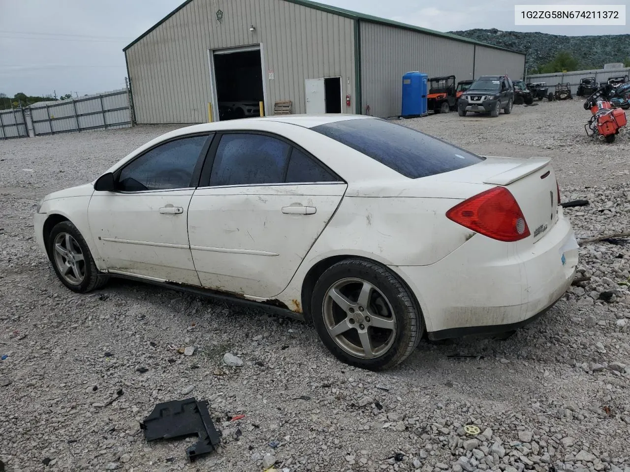 2007 Pontiac G6 Base VIN: 1G2ZG58N674211372 Lot: 52630974