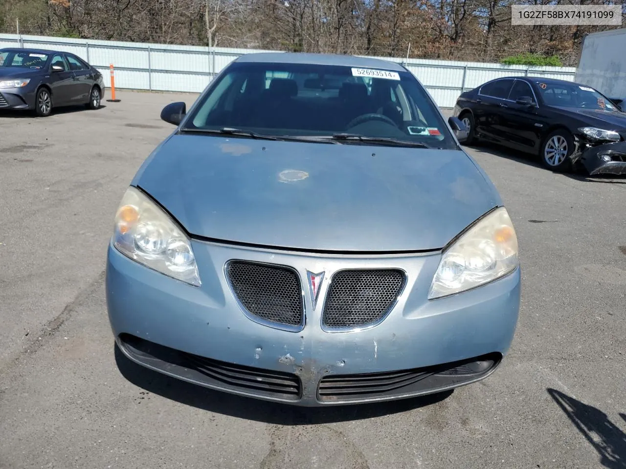 2007 Pontiac G6 Value Leader VIN: 1G2ZF58BX74191099 Lot: 52693514