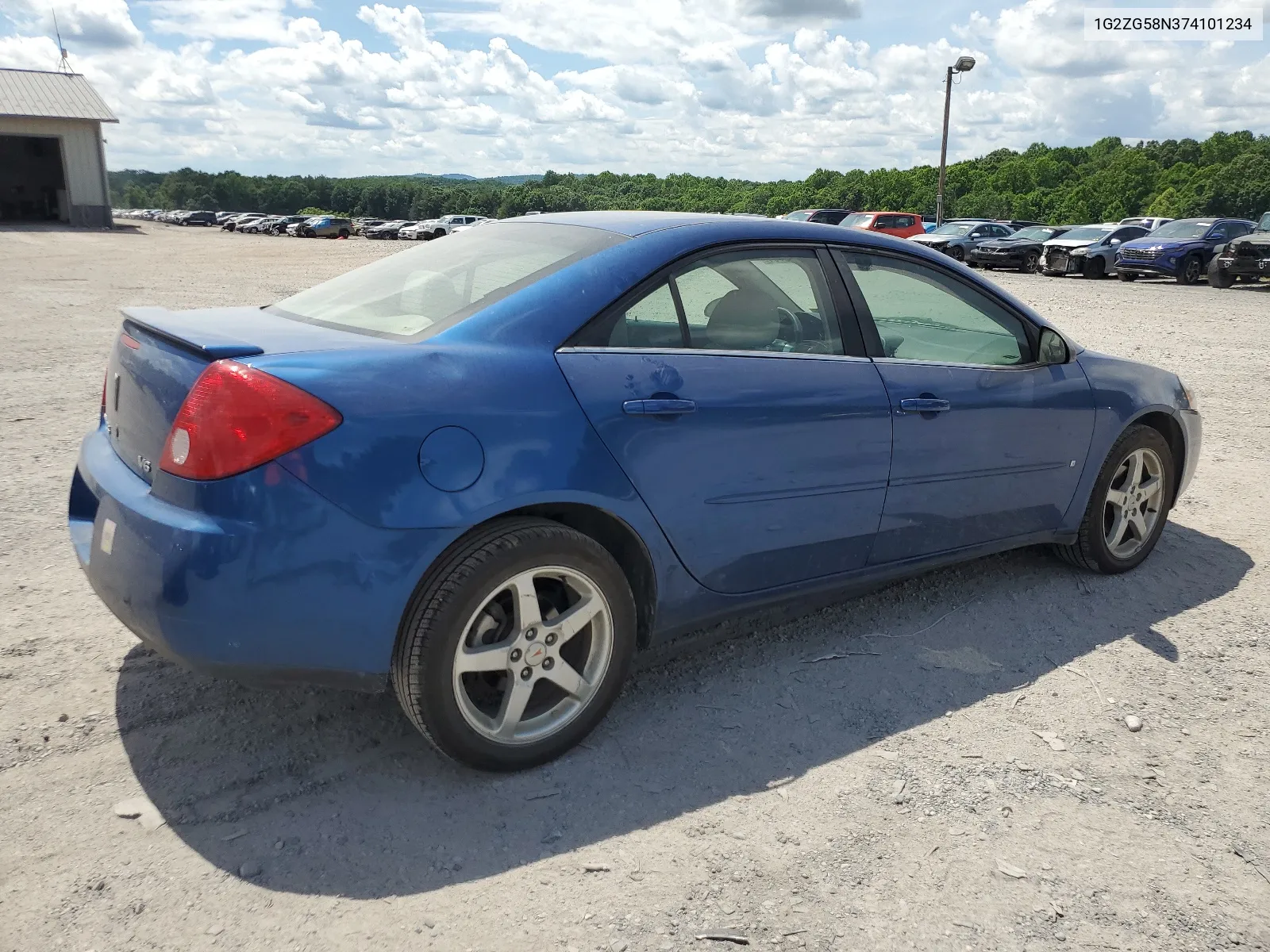 2007 Pontiac G6 Base VIN: 1G2ZG58N374101234 Lot: 53040764