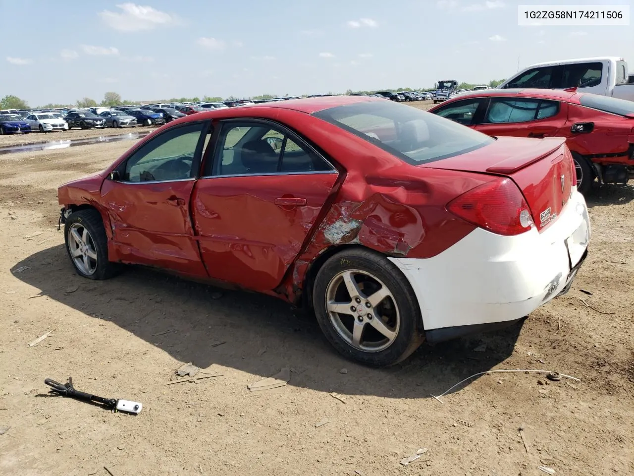 2007 Pontiac G6 Base VIN: 1G2ZG58N174211506 Lot: 53146054