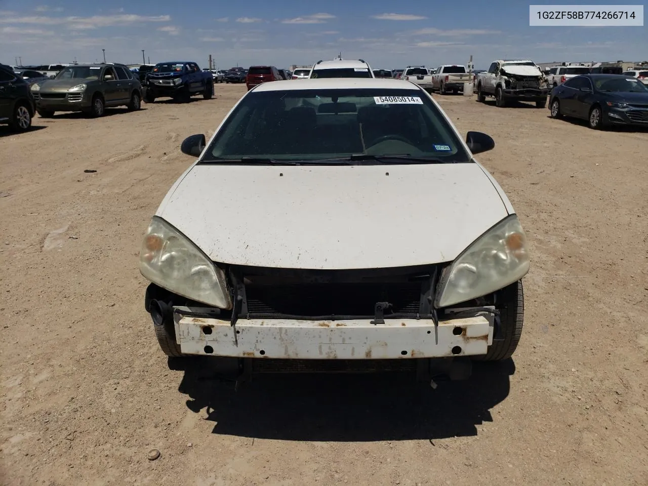 1G2ZF58B774266714 2007 Pontiac G6 Value Leader