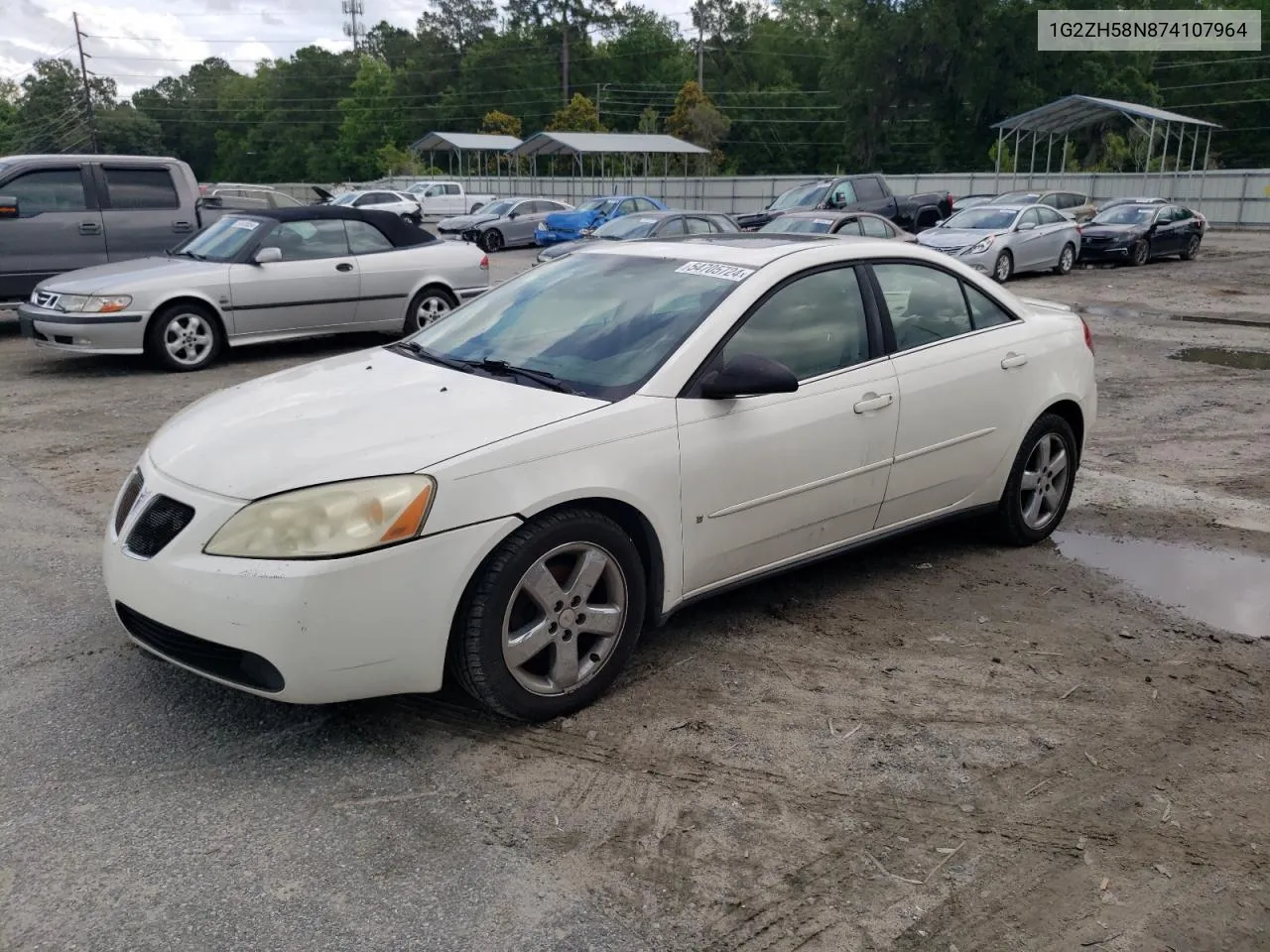 1G2ZH58N874107964 2007 Pontiac G6 Gt