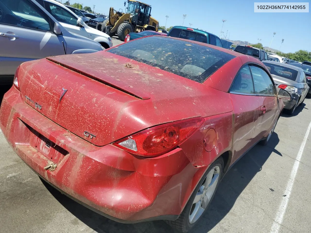 1G2ZH36N774142955 2007 Pontiac G6 Gt