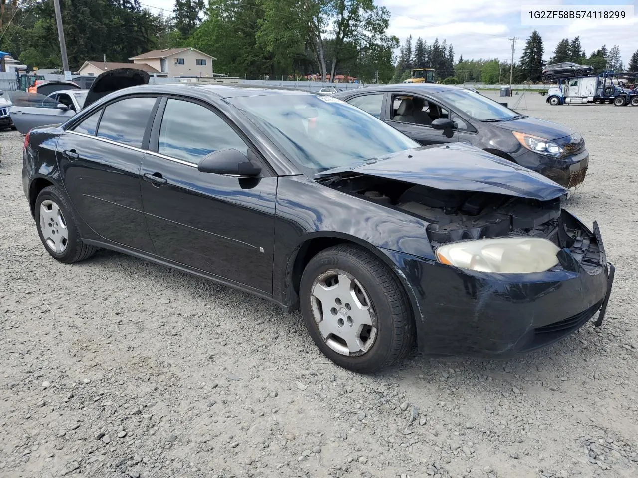 2007 Pontiac G6 Value Leader VIN: 1G2ZF58B574118299 Lot: 56196694