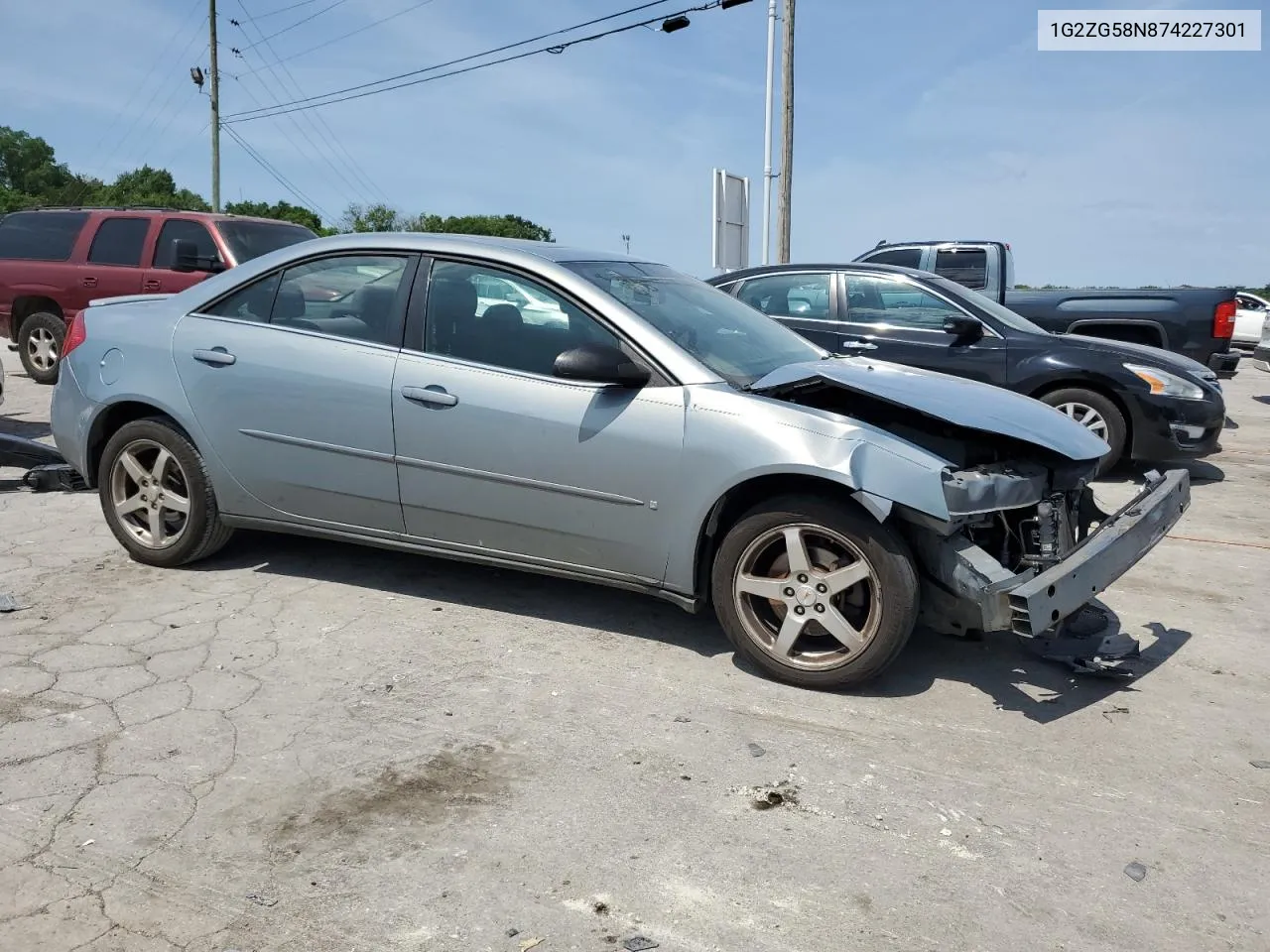 2007 Pontiac G6 Base VIN: 1G2ZG58N874227301 Lot: 56844274