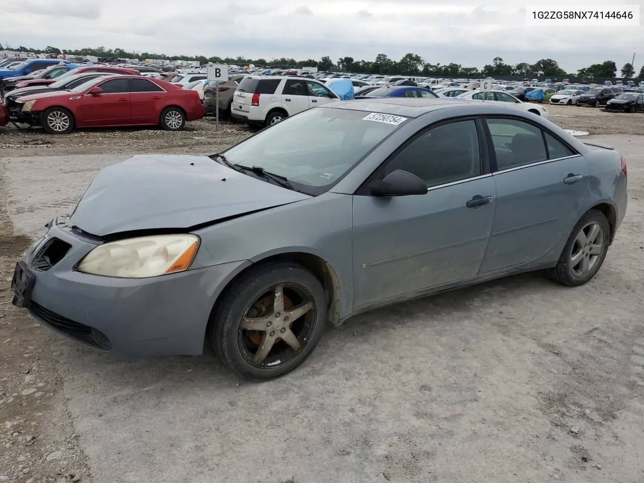 1G2ZG58NX74144646 2007 Pontiac G6 Base