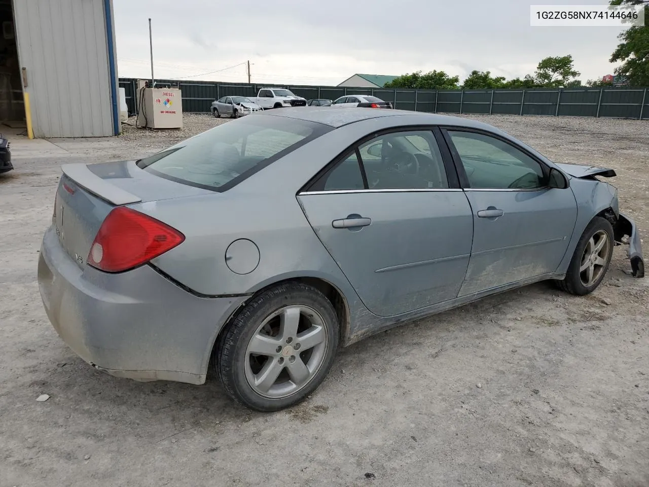 2007 Pontiac G6 Base VIN: 1G2ZG58NX74144646 Lot: 57250754