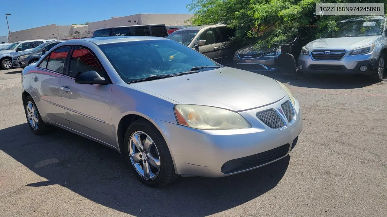 2007 Pontiac G6 Gt VIN: 1G2ZH58N974245898 Lot: 58945844