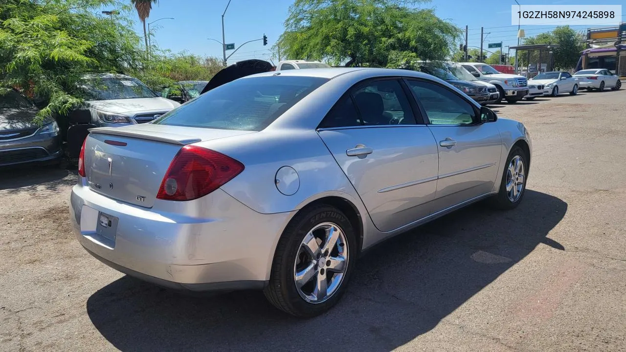 2007 Pontiac G6 Gt VIN: 1G2ZH58N974245898 Lot: 58945844