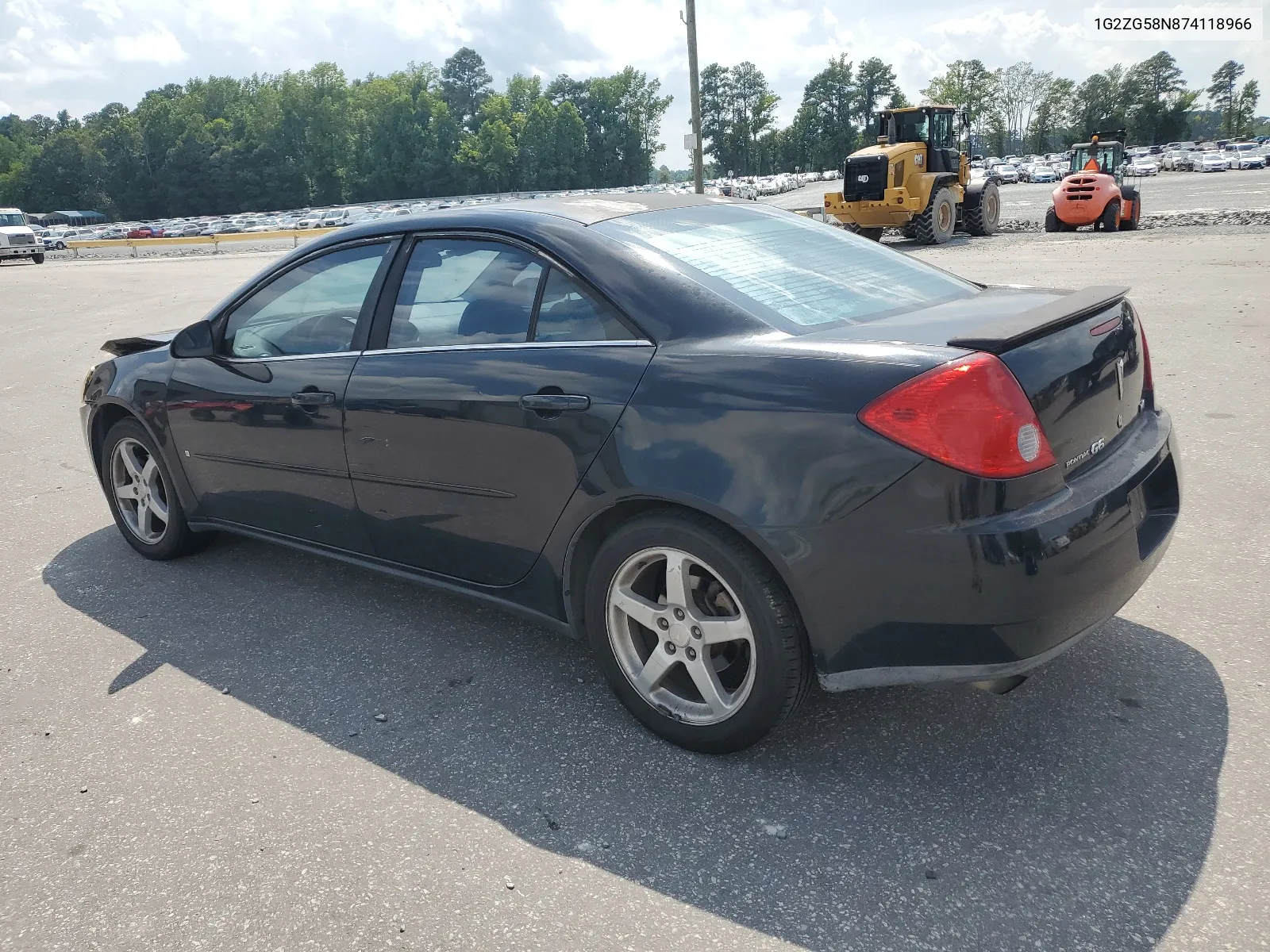 2007 Pontiac G6 Base VIN: 1G2ZG58N874118966 Lot: 62510574