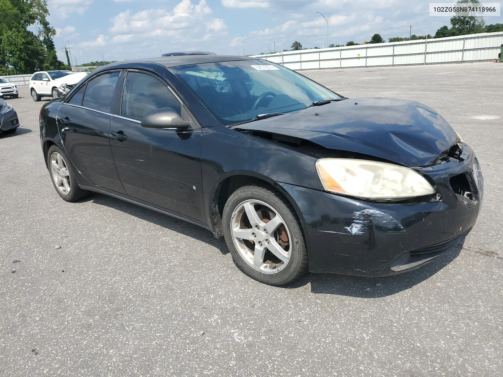 2007 Pontiac G6 Base VIN: 1G2ZG58N874118966 Lot: 62510574