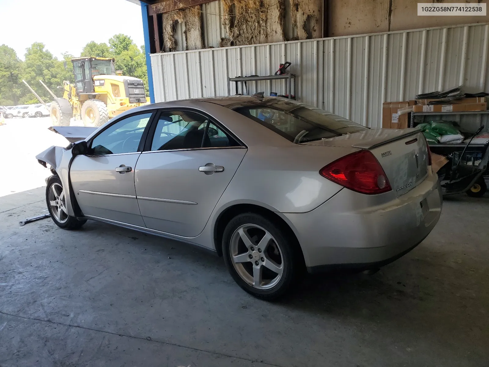 2007 Pontiac G6 Base VIN: 1G2ZG58N774122538 Lot: 62726134